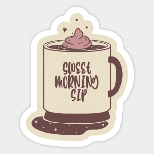 Sweet Morning Sip Sticker